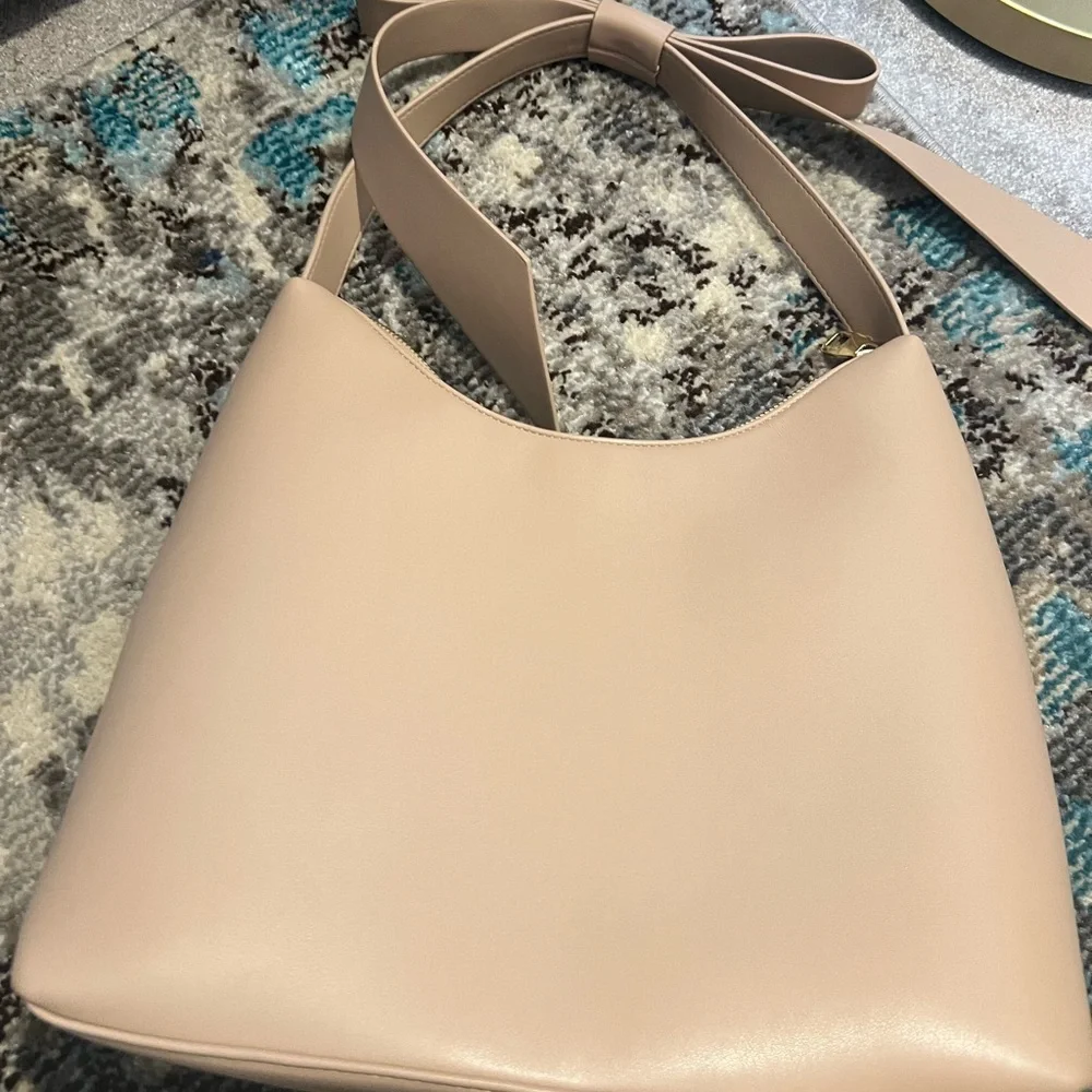 Anthropologie Soft Tan Shoulder Bag
